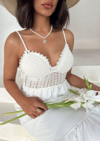 Robe longue - blanc